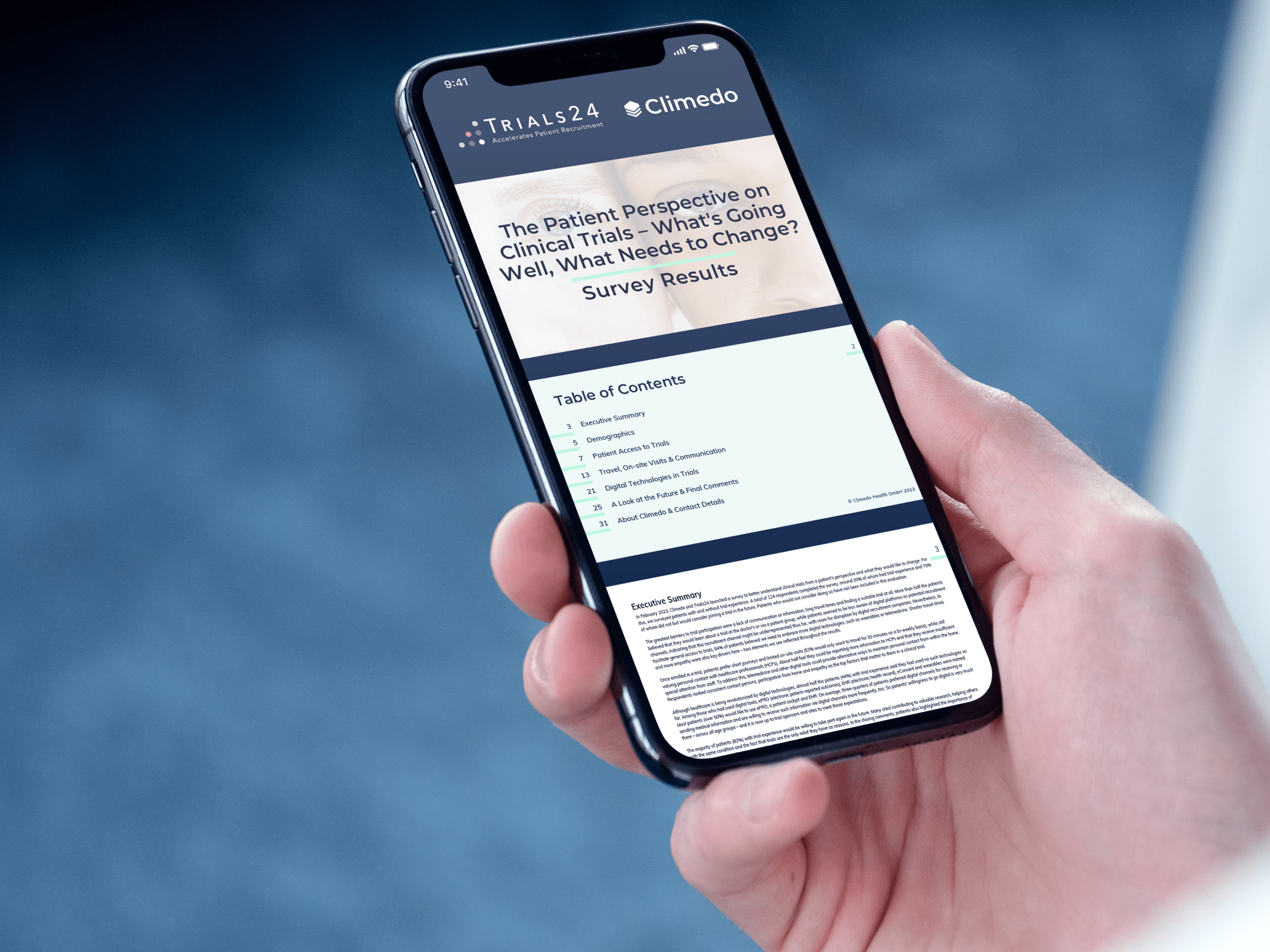 Trials24 and Climedo Survey